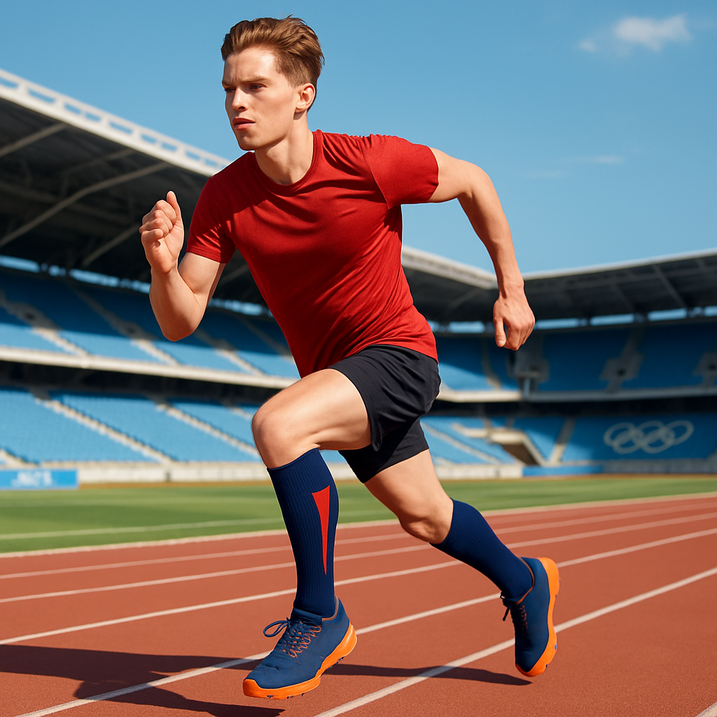 BAS DE CONTENTION POUR HOMME — detail technique correcteur posture sportif | Approche Sport