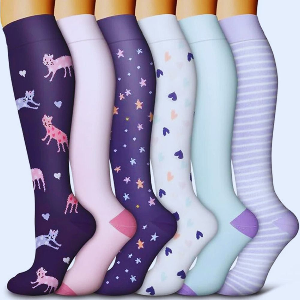 CHAUSSETTE-DE-CONTENTION-Fleuria-modèle-unisexe