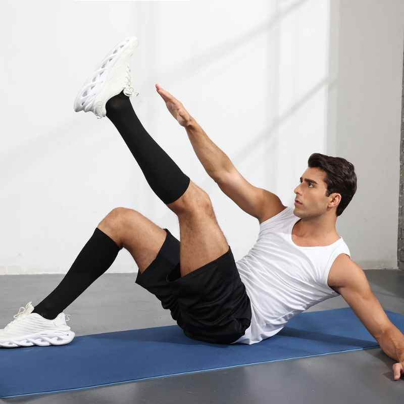 Chaussettes de Contention Homme UNIS – Fatigu — detail technique correcteur posture sportif