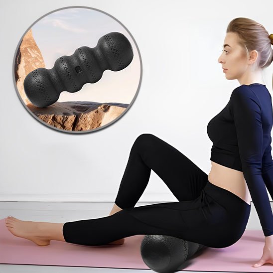 Massage par pression corporelle avec rouleau multi-boules pour dos, fessiers et cuisses