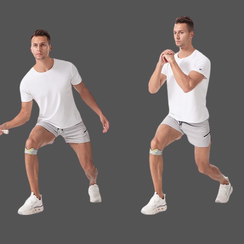 Genouillère rotule légère et antidérapante pour fitness.