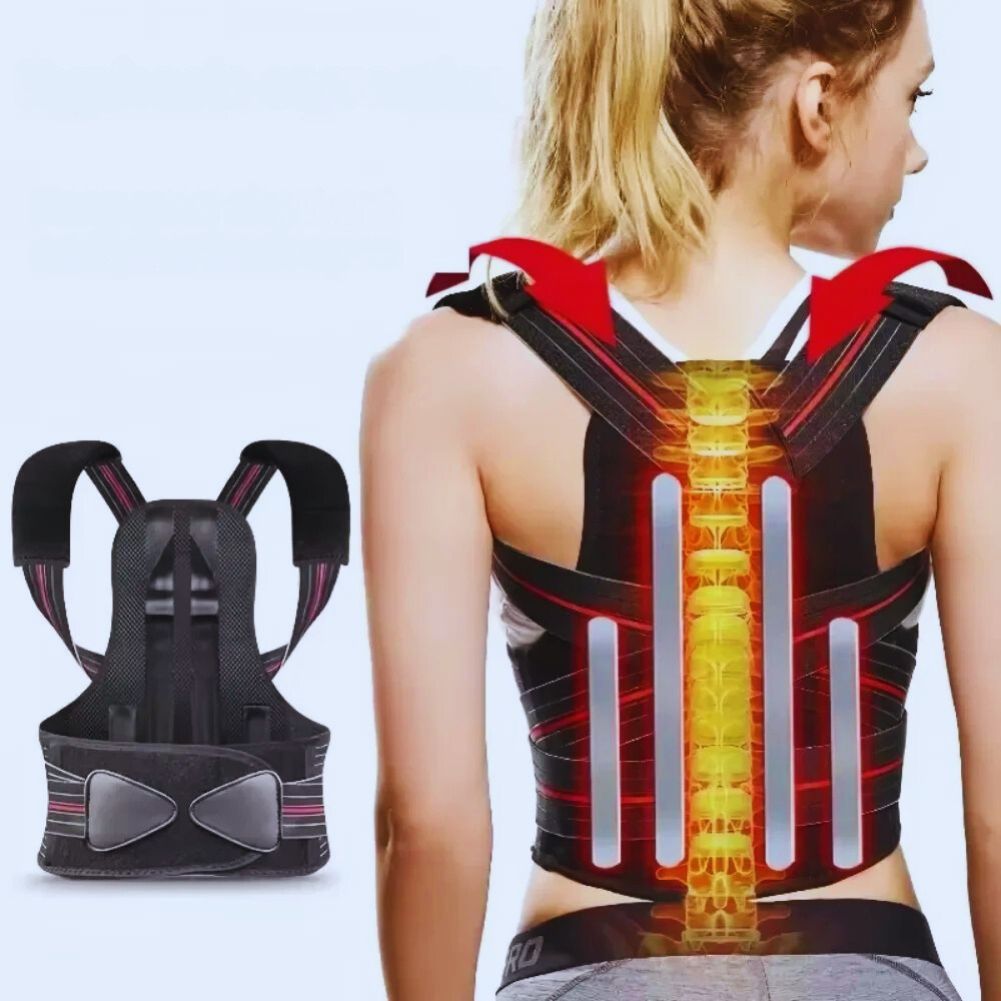 Correcteur de posture médical renforcé DORSO™ adapté aux douleurs lombaires et thoraciques. - Approche sport