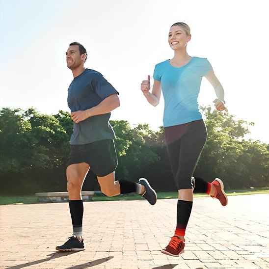Chaussettes de Compression Running | Manchons de Compression pour Performances Optimales