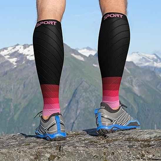 Chaussettes de Compression Running | Manchons de Compression pour Performances Optimales