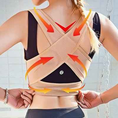 Correcteur Posture PosturaFit™ – Soulagement Douleur Dos & Cervicale