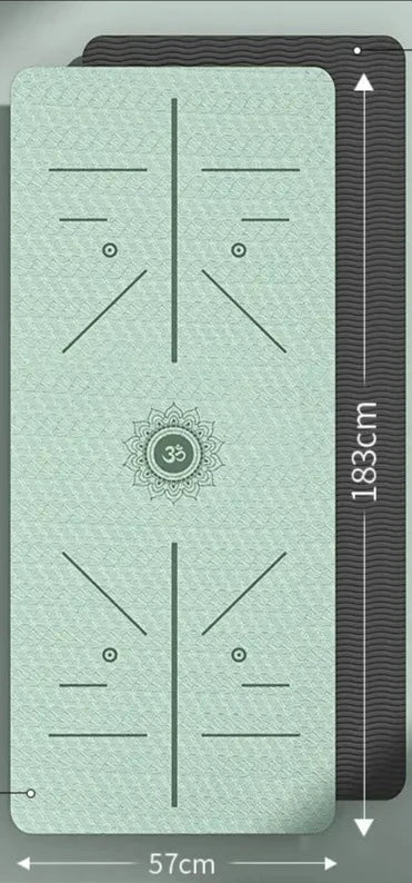 EcoYo™ - Tapis Yoga Ecologique vert - Approche sport center