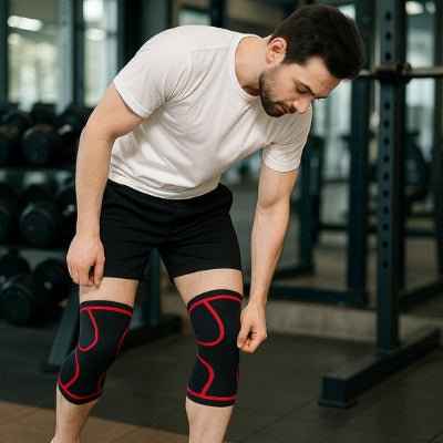 GenouConfort™ - Genouillère de Sport Multifonction pour un Confort Optimal - Approche sport