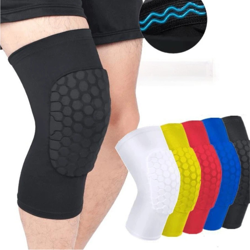 Genouillère GENOUFORM™ portée par un sportif amateur en course à pied pour soutien rotulien