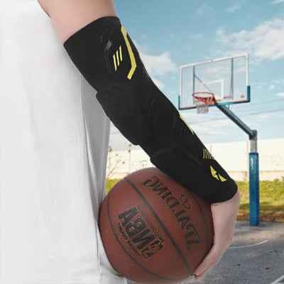 Manchon Bras Coude – Tennis Elbow, Épicondyli — en utilisation compression sportive sportif