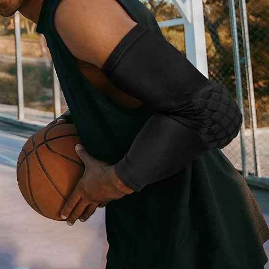 Manchon Bras Coussinets Protection Coude – Sp — image 5/10 compression sportive | Approche Sport