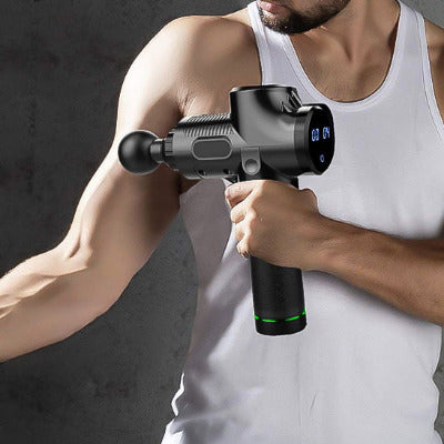 pistolet de massage vibratherapy qui améliore la mobilité articulaire
