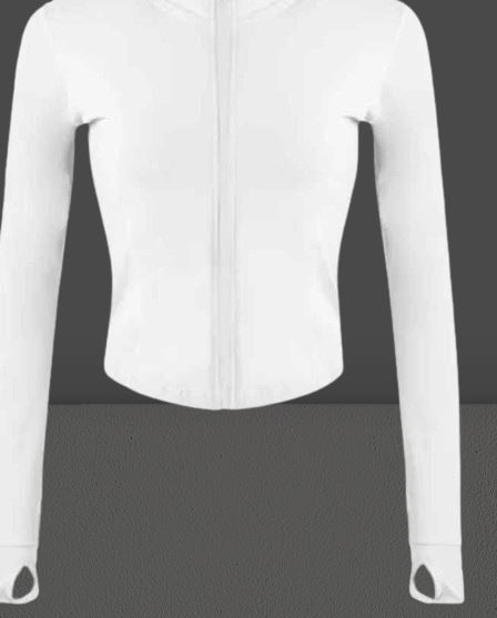 SlimSport™ - veste sport femme - blanche - Approche sport center