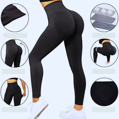 Legging-sport-femme-taille-haute-compressif-adapté-pour-activités-quotidiens