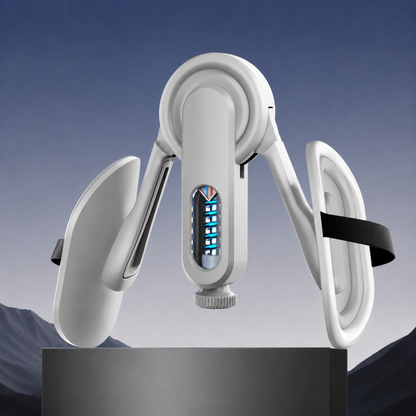 Appareil Kegel doté de sangles anti-glisse, coussinets confortables et système de résistance progressive pour usage domestique.