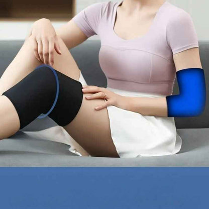 Pack soulagement genou sportif amateur compression et massage rouleau — douleur genou prévention et récupération post-effort