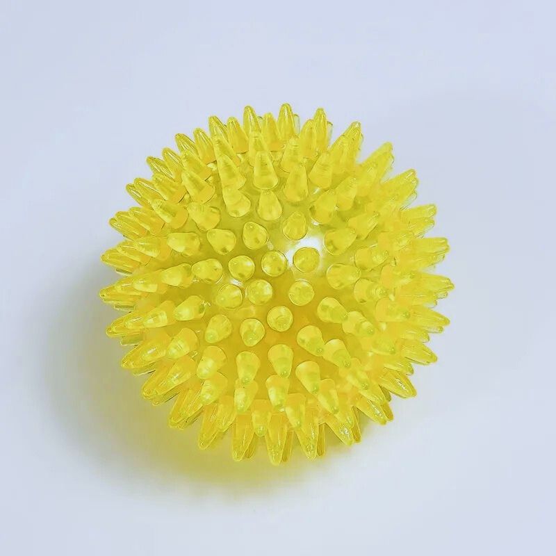 Accessoire de récupération – balle de massage pour relâchement myofascial-jaune