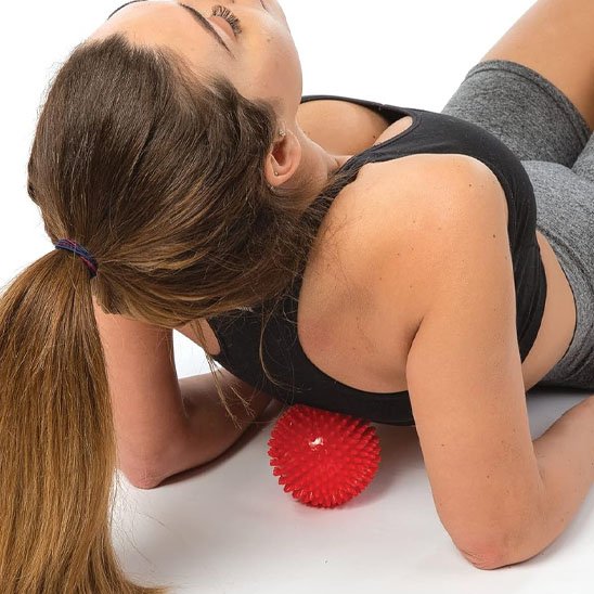 Balle de massage dure – soulage les points de tension et les nœuds musculaires