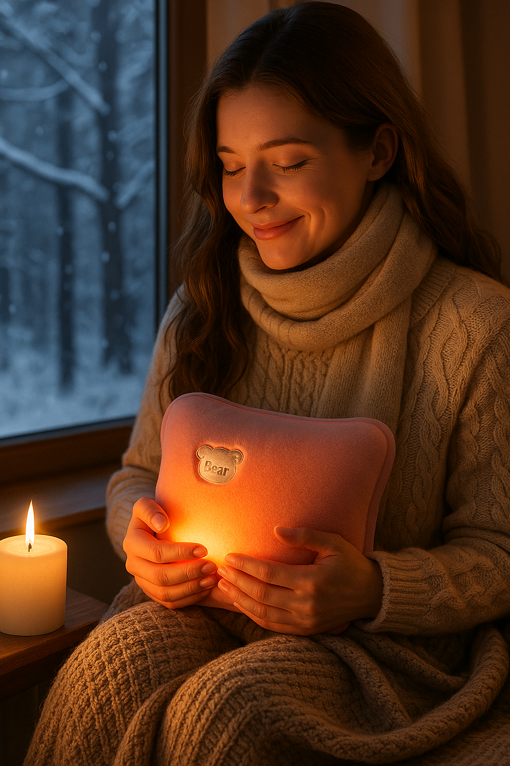 Bouillotte Électrique ComfortRelief™ – Chaleu — en utilisation massage recuperation musculaire sportif