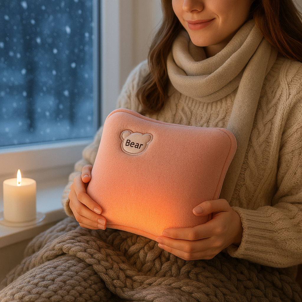 Bouillotte Électrique ComfortRelief™ – Chaleu — detail technique massage recuperation musculaire