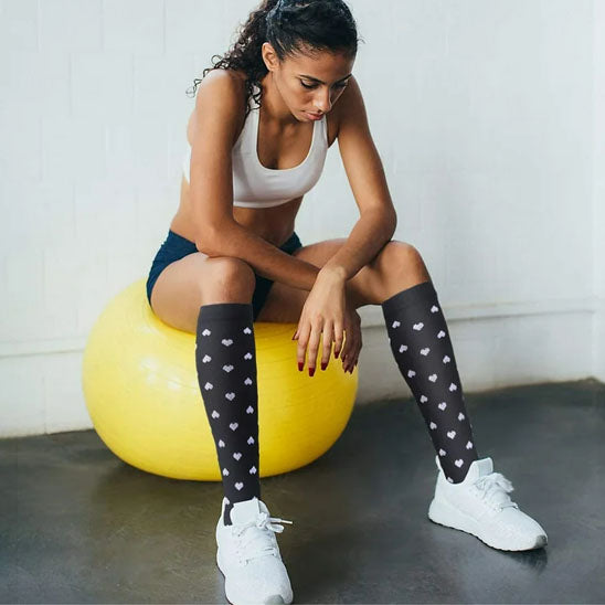 CHAUSSETTE-CONTENTION-FITNESS-pour-sport-extérieur-et-intérieur