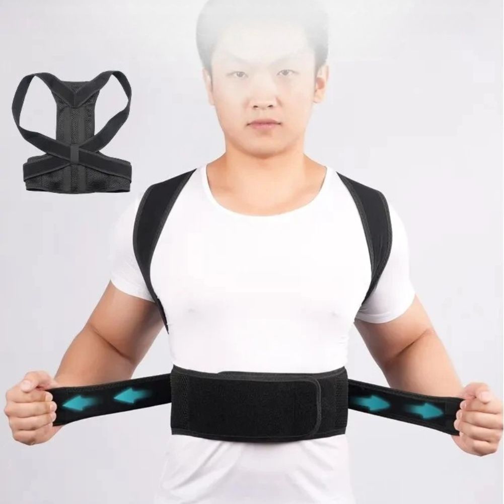Ceinture-Dorsale-Correcteur-De-Posture-à-sangle-ajustable