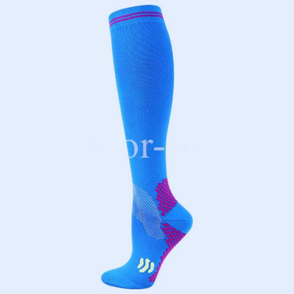 Chaussette-contention-bleu