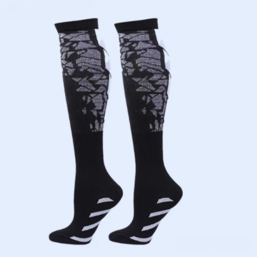 Chaussette-de-compression-circulationplus-grise