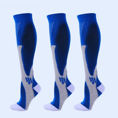 Chaussettes-de-compression-Supportveine-Bleues-ensemble-de-trois-paires