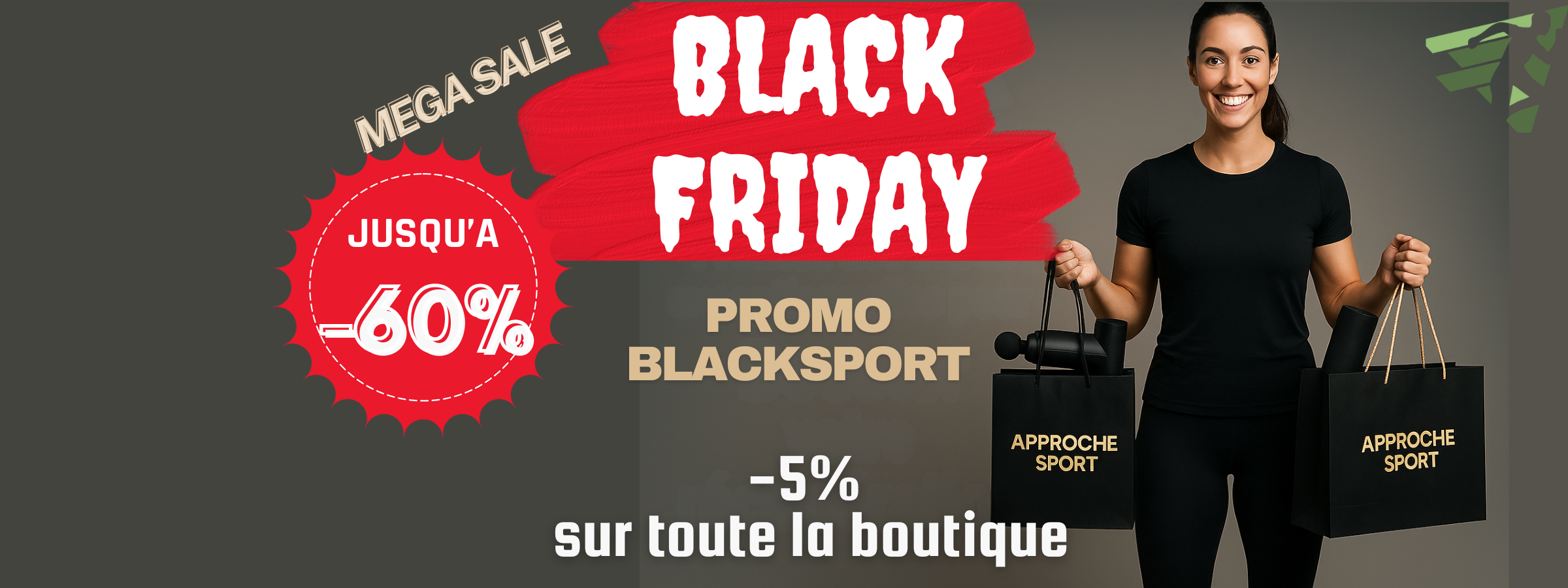 Approche Sport offre des promotions exceptionnelles pour le Back Friday