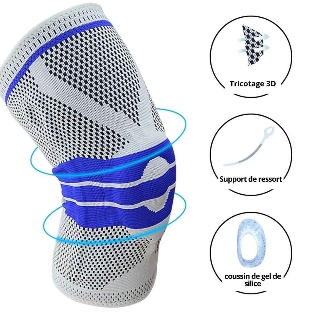 Genouillère Sportive GENOUSECUR™ – Protection — en utilisation douleur genou sport sportif