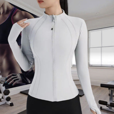 Gilet de Fitness manche longue col rond pour femme - Approche sport center
