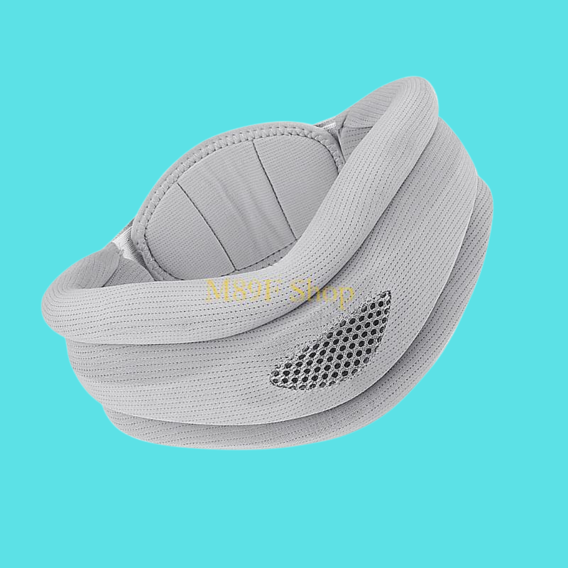 Minerve cervicale CERVIFLEX™ portée pour soulager les tensions cervicales liées au télétravail