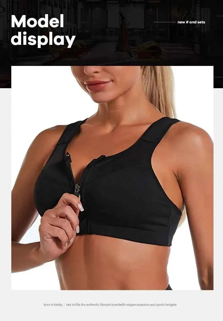 Yoga Fitness Bra Shock-absorbing Sports Bra Breathable and Quick Drying Training Running WOMEN&