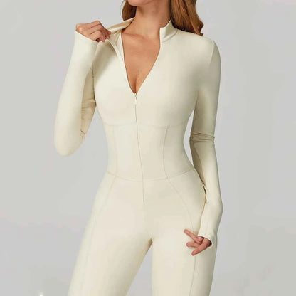 Yoga Overalls Long Sleeved Women&