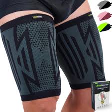 Manchons de compression pour cuisse ultra-fins et respirants pour hommes et femmes, chaussettes de compression mince et sculptantes pour massage des jambes