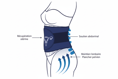 Ceinture Lombaire Post-Partum PostPartumRelie — image 8/8 douleur dos lombaires | Approche Sport