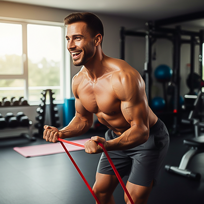 bande élastique resitfit pro qui offre un large éventail d'exercice