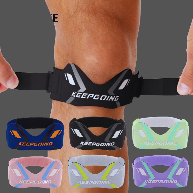 Bande rotulienne ajustable pour améliorer la stabilité du genou.