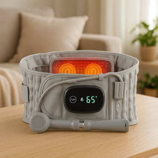 ceinture chauffante lombaire électrique, Dispositif de traction lombaire chauffant avec airbags gonflables