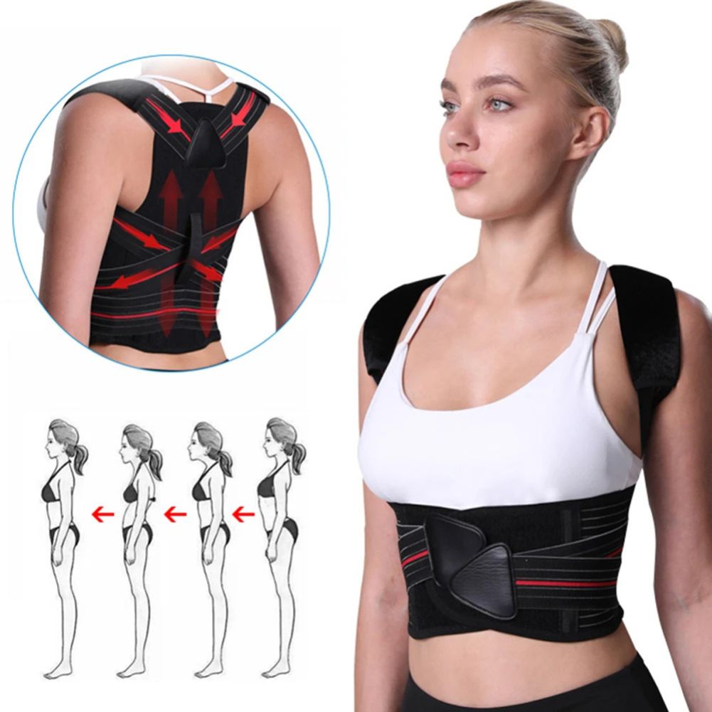 Correcteur de posture DORSO™ porté sous les vêtements pour redresser le dos voûté et les épaules tombantes - Approche sport