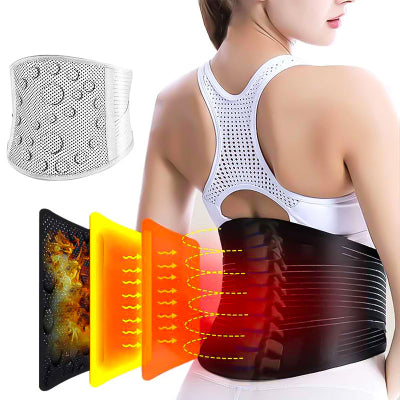 ceinture lombaire chauffante magnetique en action