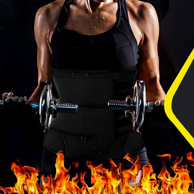 ceinture lombaire femme sur une sportive
