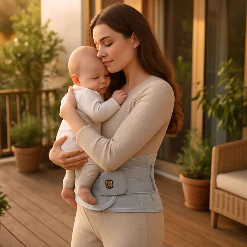 Ceinture lombaire pour accouchée | PostPartumRelief™