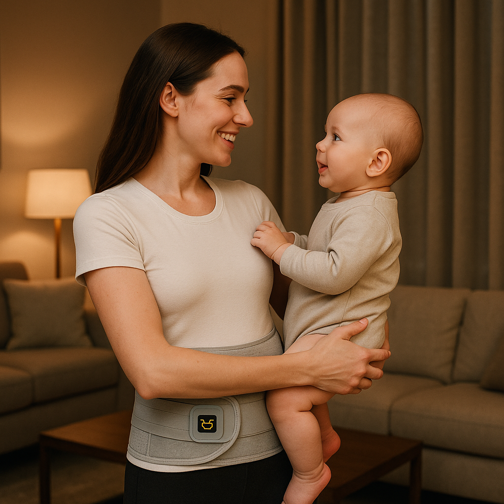 Ceinture Lombaire Post-Partum PostPartumRelie — detail technique douleur dos lombaires