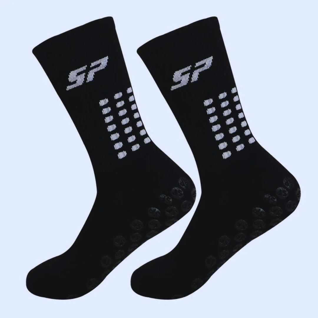 Chaussettes-antidérapantes-homme-noire