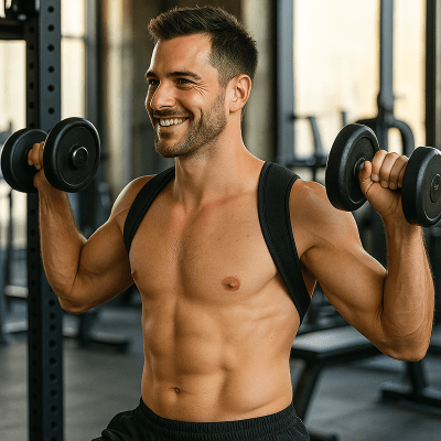 Correcteur de posture pour récupération musculaire du dos - Approche sport