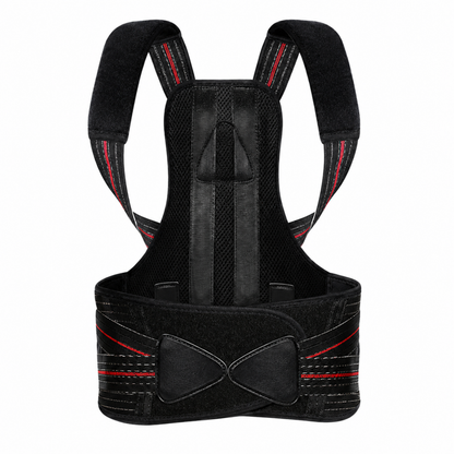 Ceinture correcteur de posture avec maintien lombaire renforcé, idéale pour redresser le dos, améliorer la posture et réduire les douleurs du haut et du bas du dos.