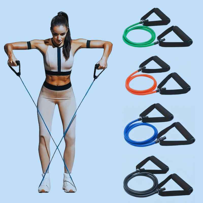 ActiveStrength™ Élastique de musculation avec poignées pour un renforcement global efficace - Approche sport