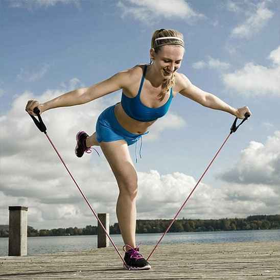 ActiveStrength™ Élastique de musculation avec poignées pour un renforcement global efficace - Approche sport