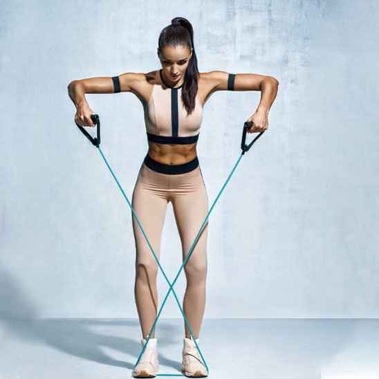 ActiveStrength™ Élastique de musculation avec poignées pour un renforcement global efficace - Approche sport